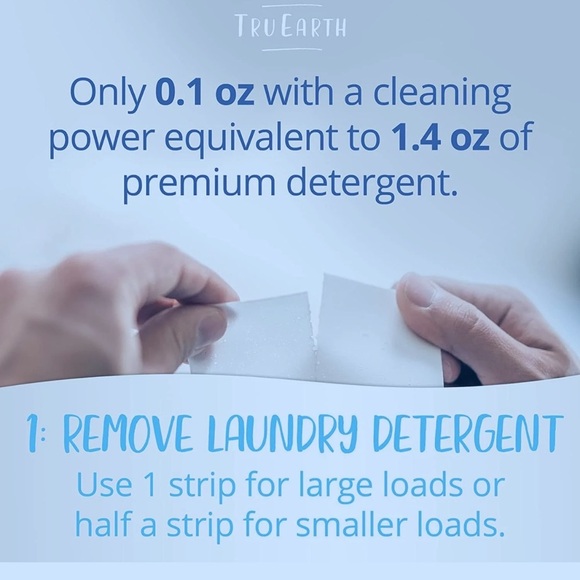 Tru Earth Platinum‎ Eco-Strips Laundry Detergent 32 Loads Fresh Linen - Picture 2 of 7